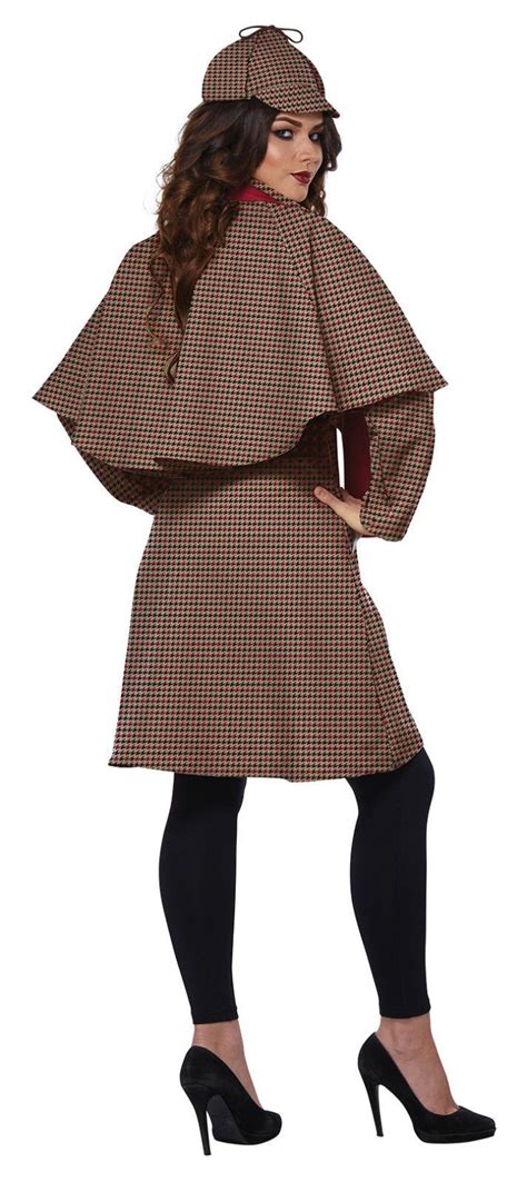 Details About Lady Sherlock Holmes English Detective Adult Women Costume In 2020 Sherlock