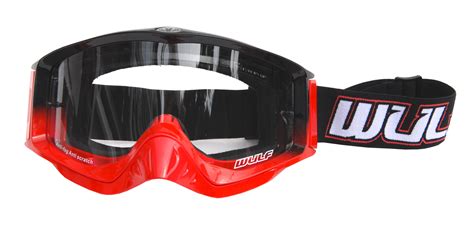 Wulfsport Adults Motocross Shade Goggles Off Road Atv Dirt Bike Quad