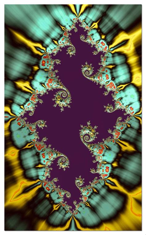 Artistic Illustration Of A Julia Set Generated By A Complex Dynamical