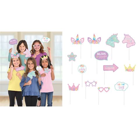 Unicorn Party Photo Prop Kit Amscan Asia Pacific