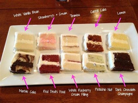 What kind of wedding cake? Wedding Cake Tasting Top 10 Flavors! I could totally for a ...