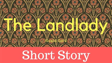 The Landlady Roald Dahl Youtube