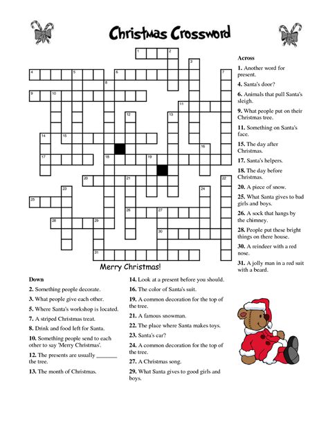 Printable Crossword Puzzles For Esl Learners Printable Crossword Puzzles