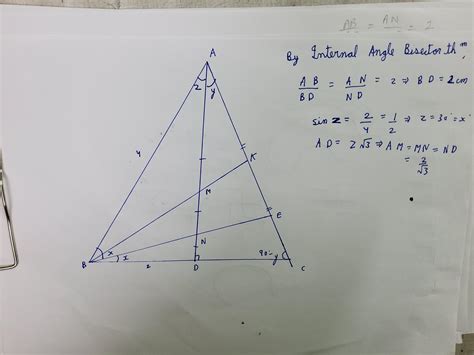Geometry Finding The Length Of A Triangle Given One Side And The