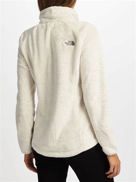 the north face osito 2 women s fleece jacket white at john lewis and partners