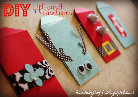 Maybe you would like to learn more about one of these? DIY Gift Card Envelopes - House by Hoff