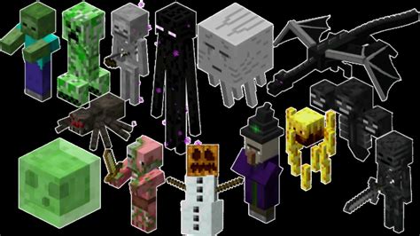 All Mobs In Minecraft Youtube