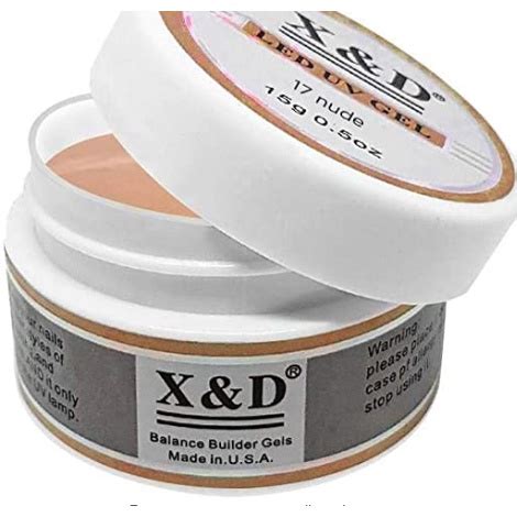 Gel X D 56g NUDE 17Alongamento Unha Profissional Led Uv Xed Lacrado