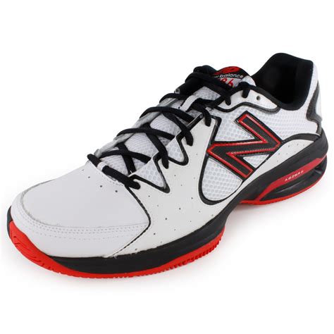 New Balance Men`s 786 D Width Tennis Shoes White And Red