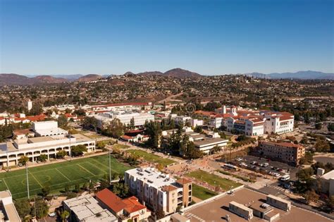 San Diego State University College Campus Stock Image Image Of