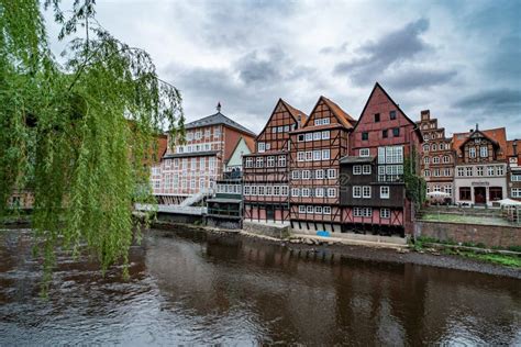 Beautiful Old Buildings In The Historic City Of Luneburg Germany City