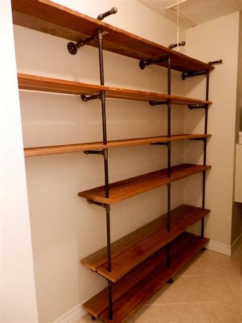 Solid&durable construction strong iron pipe structure and solid wood shelf for excellent loading capacity. Pin on Home Made Simple