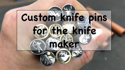 Custom Decorative Knife Pins For Your Knives Youtube