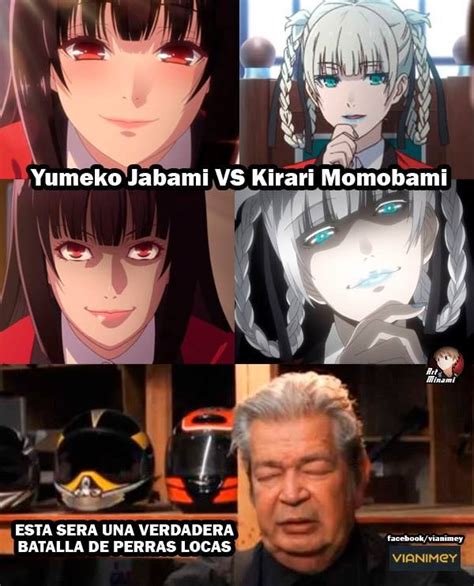 Kirari Momobami And Yumeko Jabami Memes Anime Fictional Characters