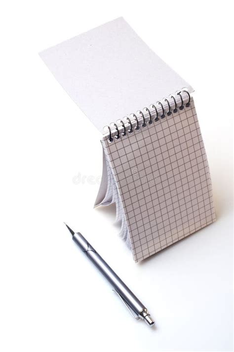 Notepad With Pen Stock Image Image Of Blue Memo Close 5353197