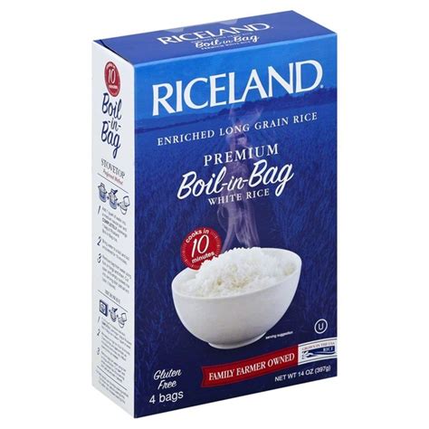 Riceland White Rice Premium Long Grain Boil In Bag 4 Each Instacart