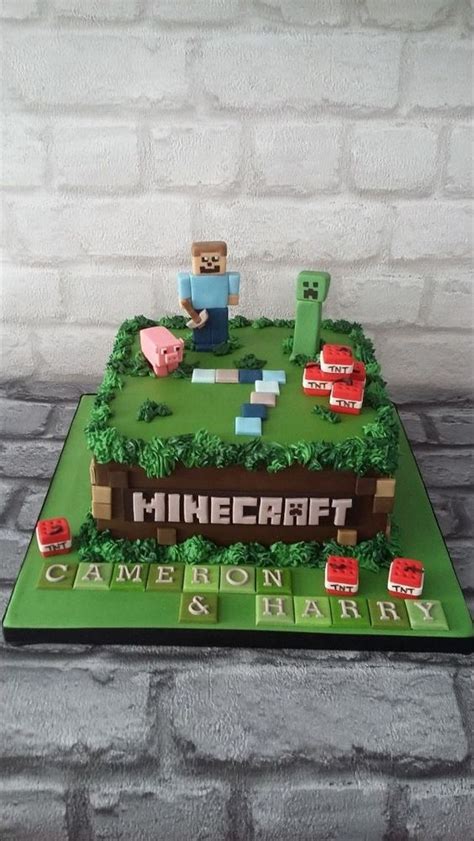 Maybe you would like to learn more about one of these? Pin by O A on Sugarcraft | Minecraft birthday cake, Boy ...