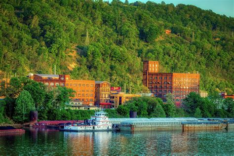Wheeling Island West Virginia On The Ohio River Photograph By