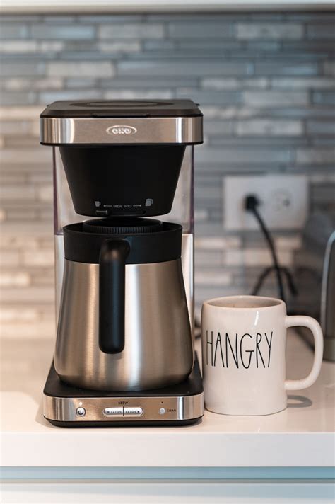 Brewing With The Oxo 8 Cup Coffee Maker Hangry Woman