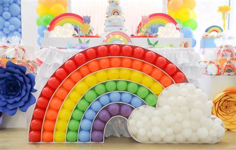 Rainbow Theme Birthday Party Ideas For Super Fun