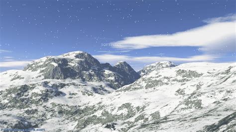 Download Winter Mountain Screensaver 20