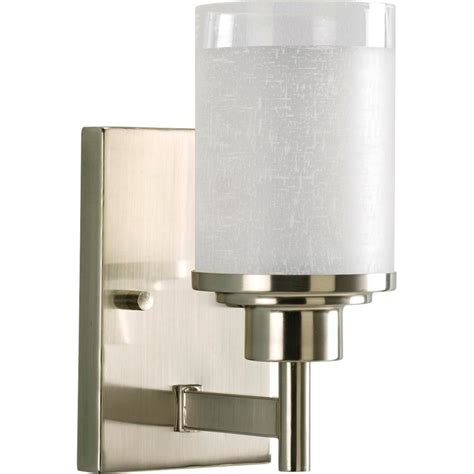 Free shipping on all orders over $35! Progress Lighting Alexa Collection 1-Light Brushed Nickel ...