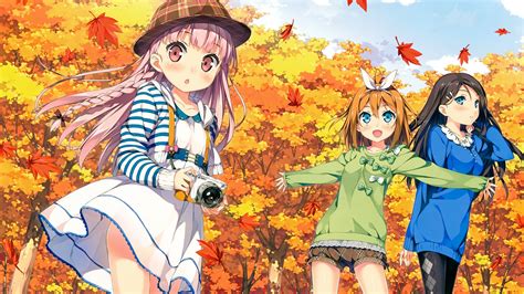 Anime Girl Autumn Wallpapers Wallpaper Cave