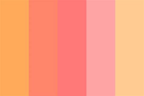 Peachy Palette Color Palette Peach Color Palettes Color Palette Color