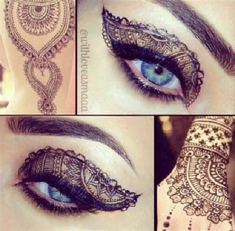 Henna Eye Makeup Instagram Withloveasmaaa Eye Makeup Makeup Eye