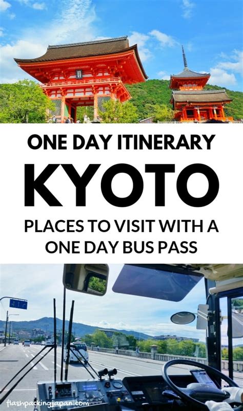one day kyoto itinerary with kyoto bus pass 🚌🗾 where to go 🗾🚌 backpacking kyoto japan travel
