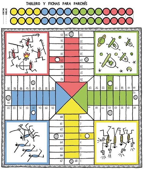 Juegos con divisiones y flores. Juegos de mesa para imprimir y recortar para toda la ...