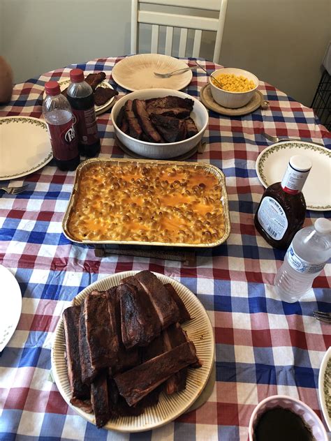 My mother was a bit of a rebel with her macaroni and cheese in that she didn't believe in making a roux. Some beef roasts, spare ribs, and smoked Mac and cheese ...