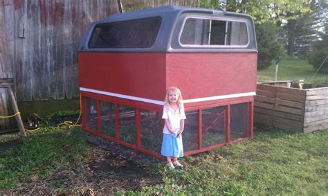 Diy truck cap camper full build (start to finish). The cluck-tower. A DIY chicken coop with truck topper roof. | chickens | Pinterest | Truck ...