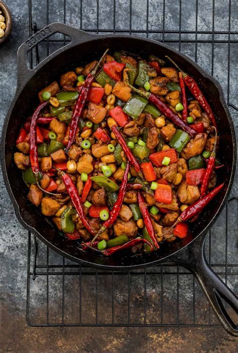 A comforting cashew chicken recipe with a pan sauce that makes for a grand sweet and sour combination. Easy Kung Pao Chicken Recipe (Better Than Takeout Chinese ...