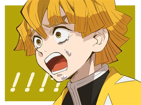 Free live wallpaper for your desktop pc & mobile phone Demon Slayer Zenitsu Meme