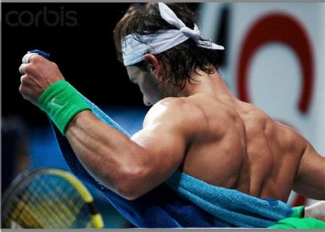 Rafael Nadal Shirtless Strong Body Exclusive Pictures Tennis Shot