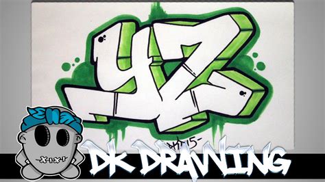 How To Draw Graffiti Letters Step By Step Diy Instruc