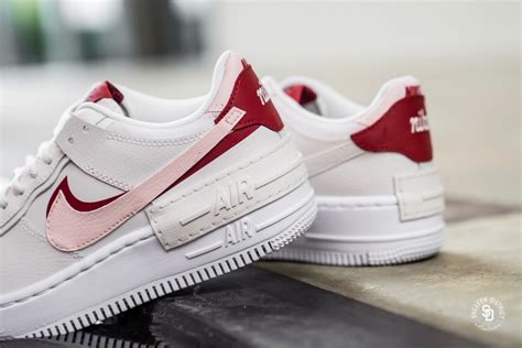By nature, the nike air force 1 shadow, a women's variation of the classic basketball silhouette, is already a wild enough shoe as it is due to its exposed stitchings and double layered swoosh logos a. Nike Women's Air Force 1 Shadow Phantom/Echo Pink-Red ...