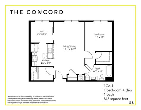 2 Bedroom Floor Plans Decor