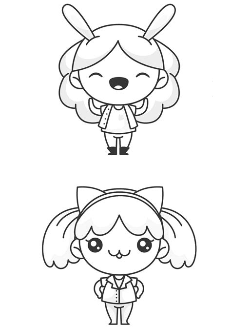 Dibujos Kawaii Para Colorear E Imprimir ¡bonitos