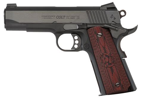 Colt O4840xe 1911 Lightweight Commander Pistol 45 Acp 425in 8rd Blued