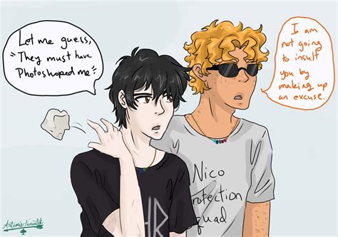 During some songs, you could almost tell nico was mumbling the words. snowbaz | Tumblr | Solangelo, Percy jackson funny, Percy ...
