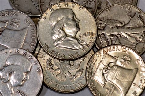 The coin in our main picture to the right is a genuine piece. Franklin Half Dollar Values and Prices