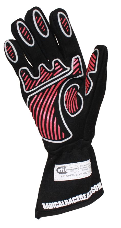 Vortex Gloves Black Radical Race Gear