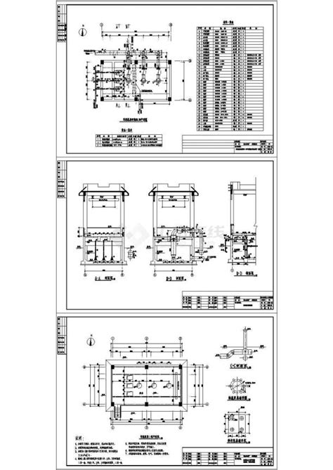 北京市某a2o工艺污水处理厂设计cad图纸（大院设计）污水处理厂土木在线