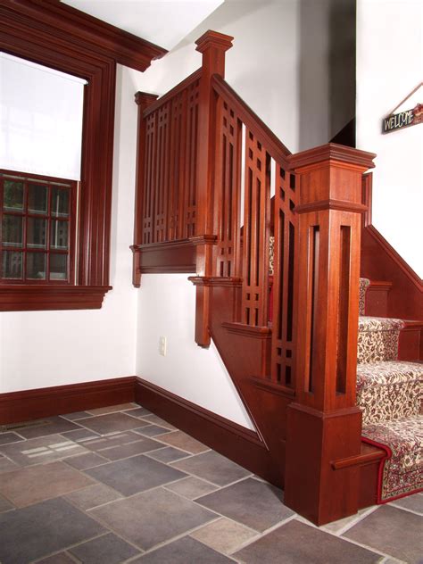 Craftsman Style Staircase Railing