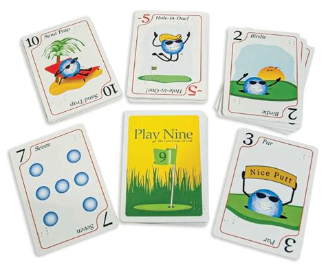 Play Nine Card Game Review Playing Golf Without A Ball Duocards