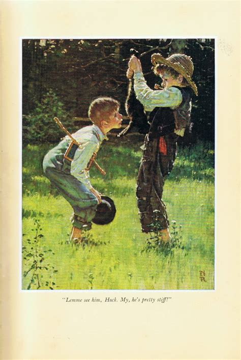 Norman Rockwell Ma Collection Tom Sawyer And Huckleberry Finn