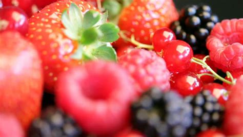 Berrys Strawberry Currant Blackberry Stock Footage Video 100