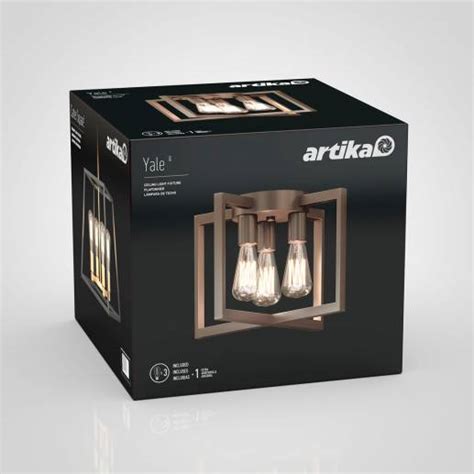 Simple and tasteful, the yale is sure to bring a beautiful final touch to various decors. Artika | Yale 3-Light Ceiling Light
